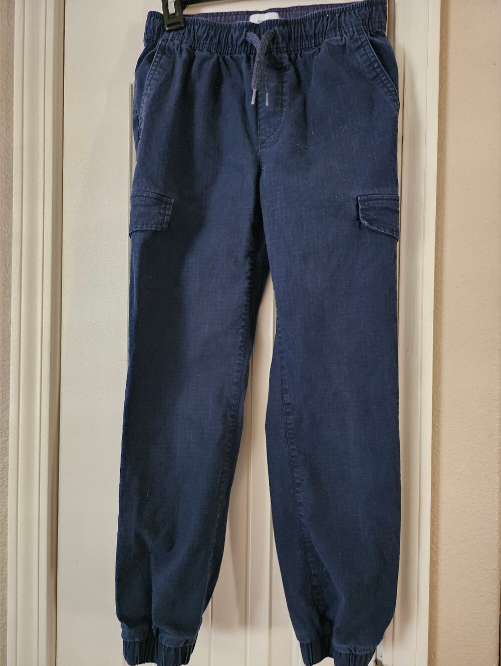 Navy Cargo Jogger Pants